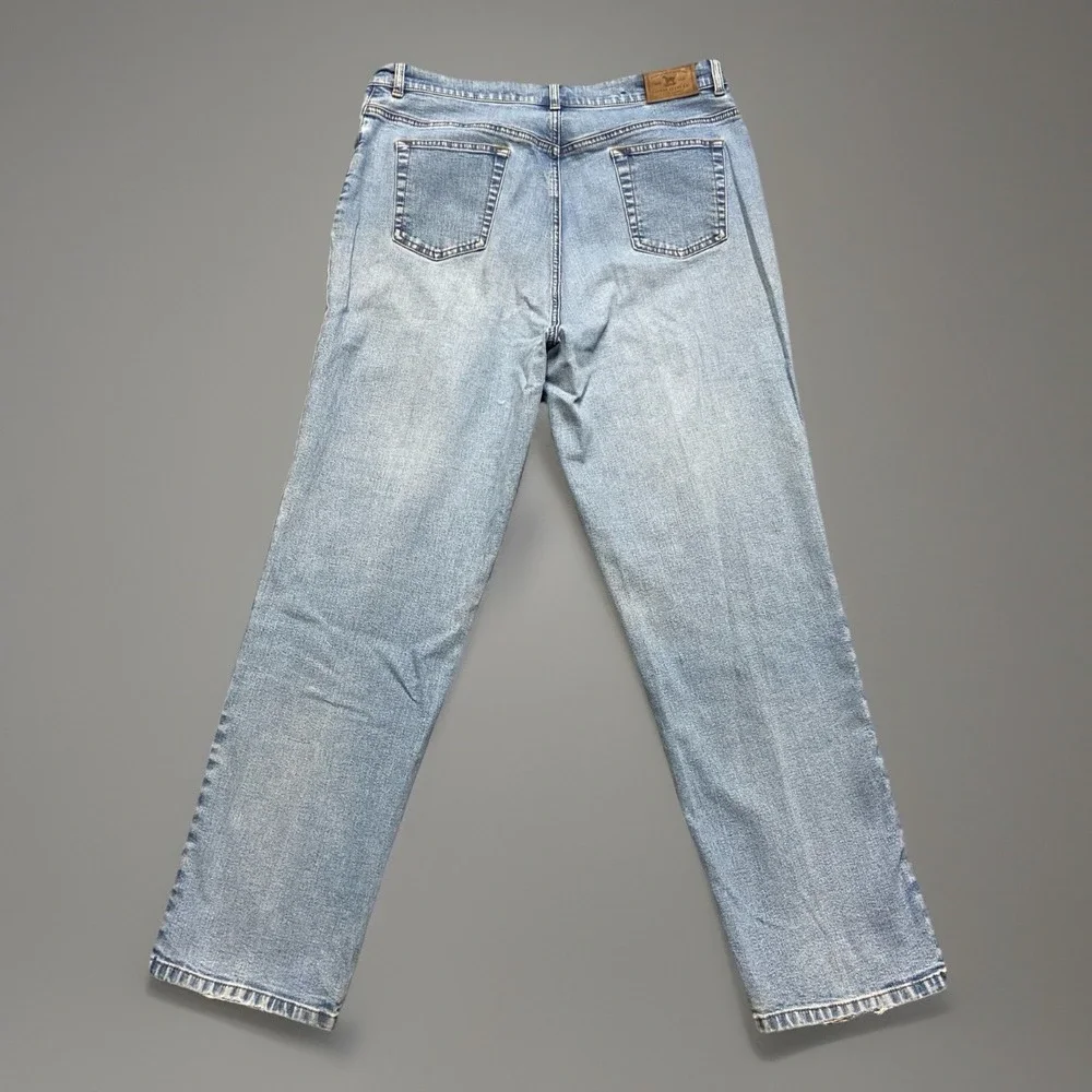 Lauren Ralph Lauren Straight Jeans Women's Size 12 Light Blue‎ Denim LRL